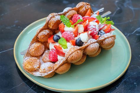 Hong Kong Bubble Waffle Is A Well Known Sweet Treat Adored By Most Everyone Who Has Tried Them
