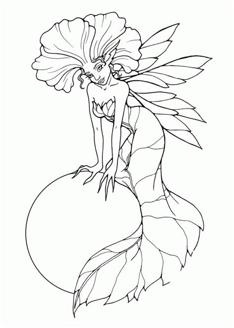 Coloring Pages Of Fairies For Adults - Coloring Home