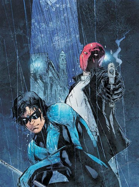 Nightwing And Red Hood By Matthew Clark Nightwing Batman Comic Art