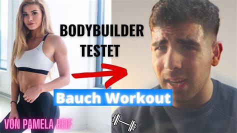 BODYBUILDER MACHT DAS PAMELA REIF BAUCH WORKOUT YouTube