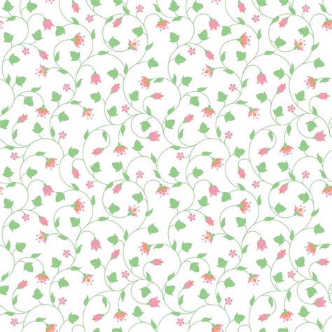 Seamless Floral Pattern With Tiny Pink Flowers 444114 Vector Art At
