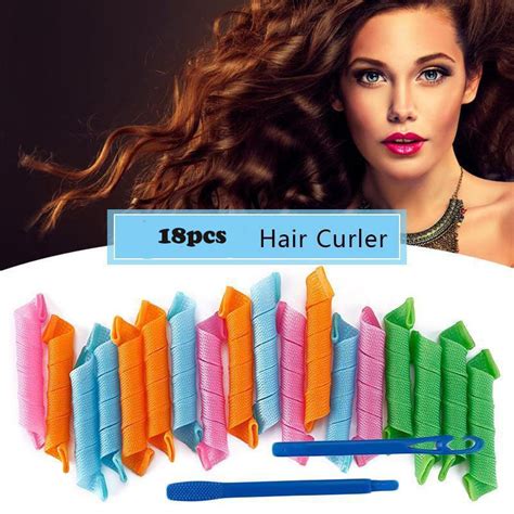 Lot Magic Hair Curlers Curl Formers Spiral Ringlets Leverage Rollers