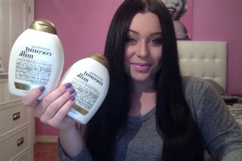I recommend you use only natural and pure ingredients because it can cause damage to your hair. My Hair Care Routine | Organix Coconut Milk - YouTube