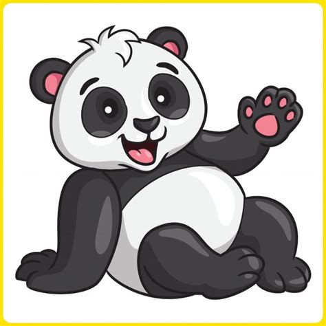 101 Gambar Sketsa Panda Lucu Paling Mudah Digambar 2023