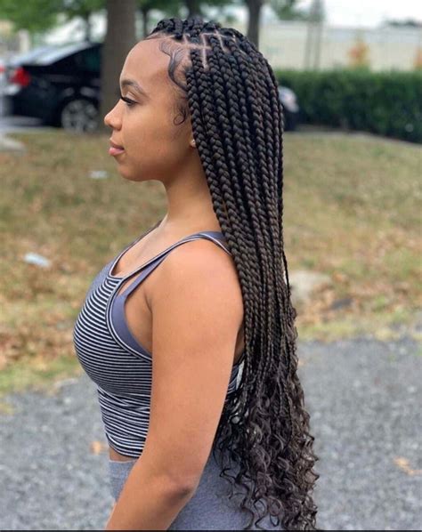 Fabulous Box Braids Protective Styles On Natural Hair With Full