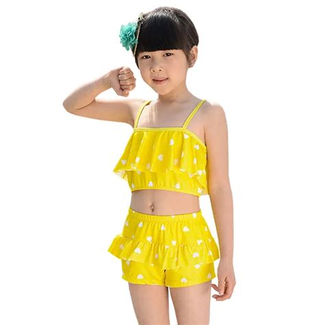 Comprar ¡7 Estilos 2016 Niños Bikini Dos Piezas Falda