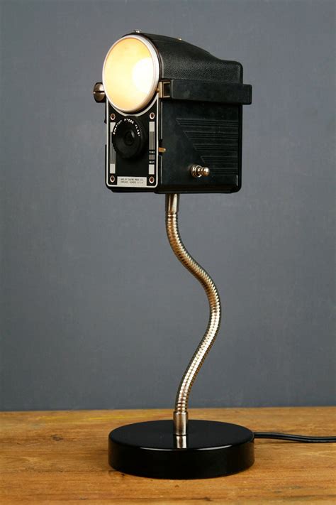 Handmade Upcycled Vintage Camera Lamp Etsy