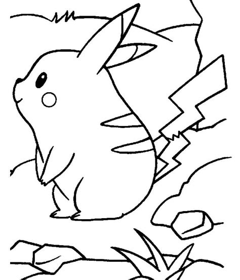 Coloring Sheets For Kids Pikachu