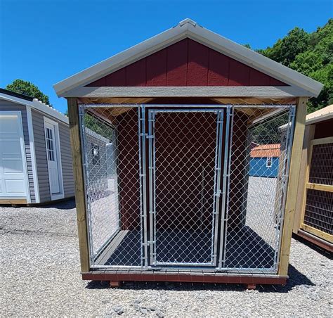 8x12 Animal Shelter Dog Kennel - Esh's Utility Buildings