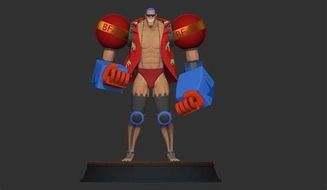 Franky One Piece For 3d Print Model 3d Model 3d Printable Cgtrader