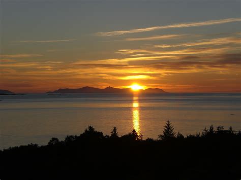 Midnight Sun Up In The North Of Norway July 2008 Photo By Sonja Salt