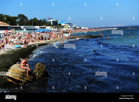 Otrada Beach In Odessa Ukraine Stock Photo Alamy