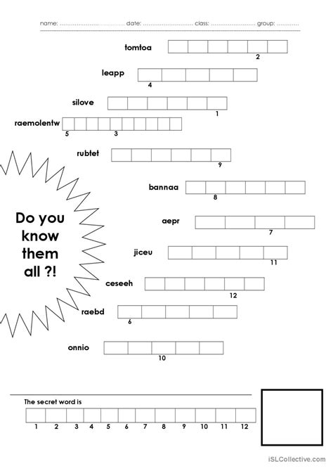 Do You Know Them All English Esl Worksheets Pdf And Doc