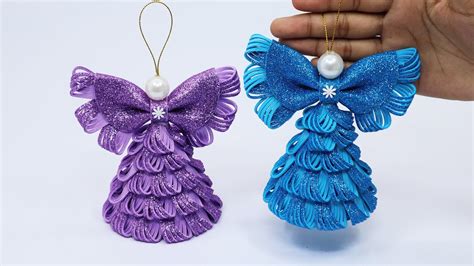 😇eva Foam Angel Ornaments Christmas🎄diy Angel For Christmas Tree