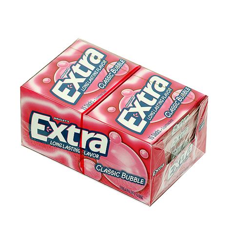 Extra Classic Bubblegum Gum Candy Mints And Gums