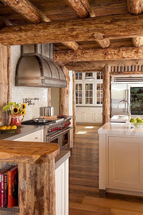 Cool Rustic Cabin Kitchen Ideas References