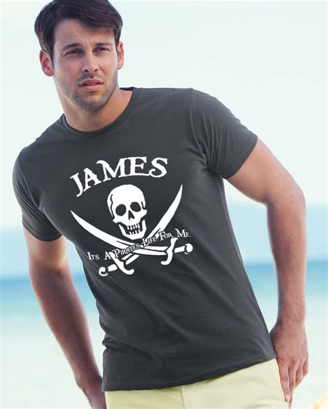 Personalised Pirates Life T Shirt