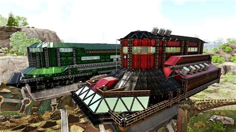 Ark Survival Evolved Titanosaur Platform Base Steam Train Base