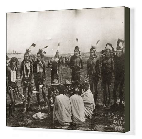 Prints Of Sioux Dancers 1891 A Group Of Brule Sioux Dancers In