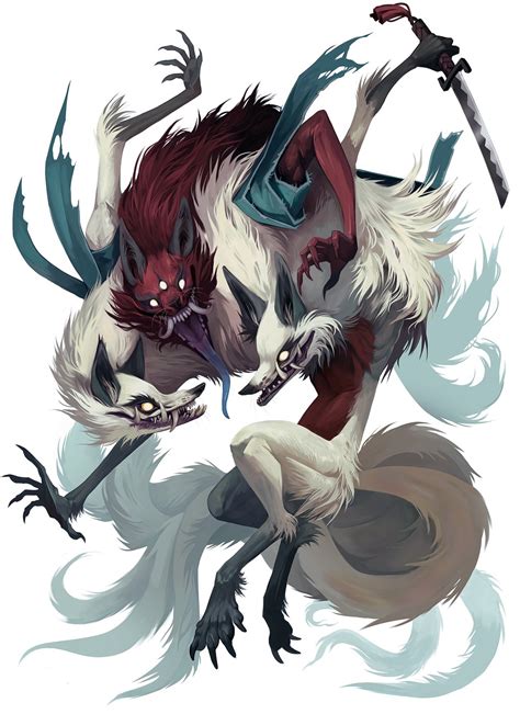 Oc Art Samdugumi The Feral Nine Tailed Fox A Monster Of Korean
