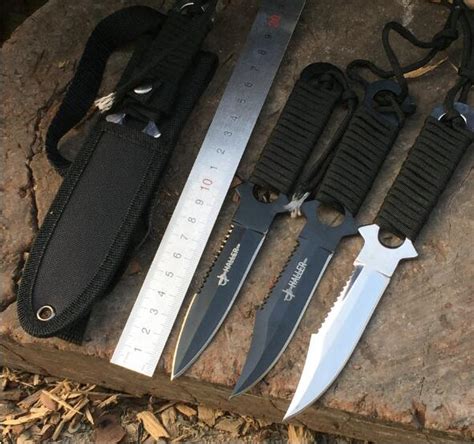 Check spelling or type a new query. New Leggings/Paratroopers straight knife outdoor survival ...