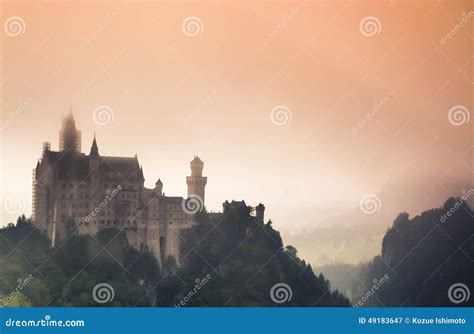 Mystic Neuschwanstein Castle Editorial Photography Image Of Schwangau