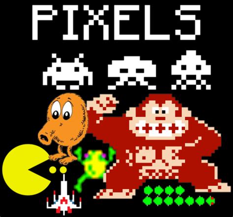 Classic Characters Come Together In Pixels Confusions And Connections