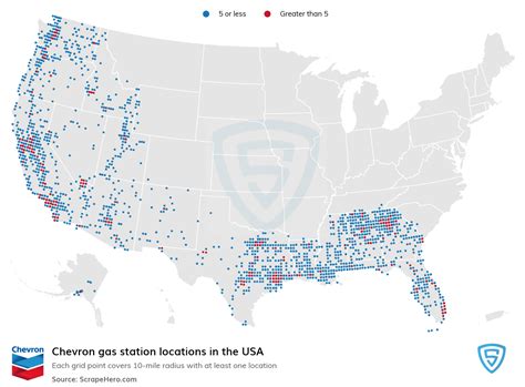 List Of All Chevron Gas Station Locations In The Usa Scrapehero Data