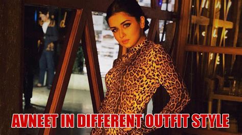Be It A Tiger Print Jumpsuit A Bodycon Dress Avneet Kaur Knows How