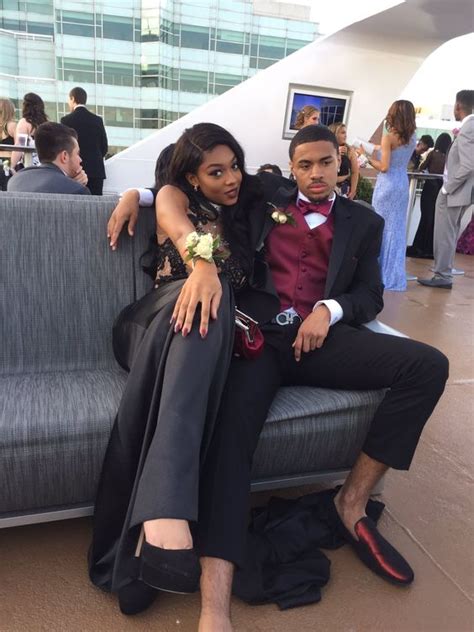 Couples All Black Prom Outfits On Stylevore Prom Outfits Prom Couples Prom Outfits For Guys