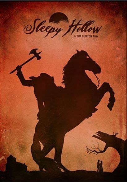 Sleepy Hollow Tim Burton Movie Poster Vintage Poster Minimalist