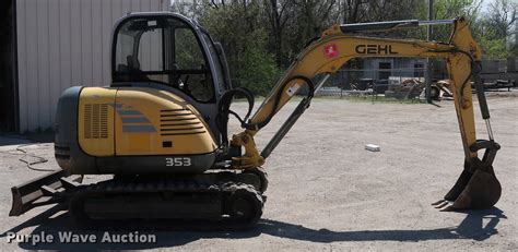 2007 Gehl 353 Mini Excavator In Oak Grove Mo Item Df3701 Sold