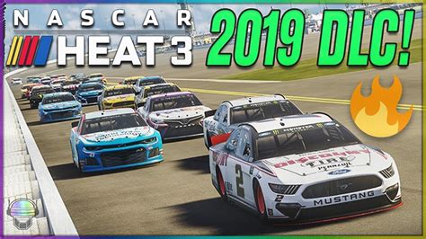 New this year, you can also race the 2019 paint schemes online. The New Mustang is HOT! 2019 DLC Update | NASCAR Heat 3 ...