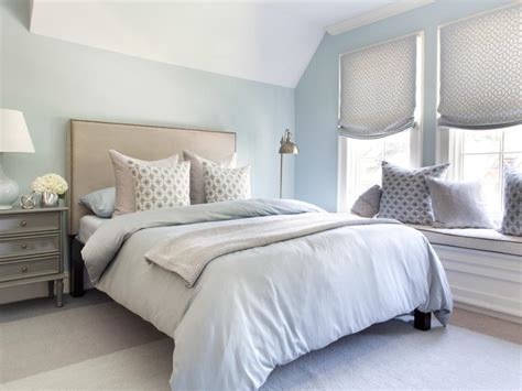 Paint color benjamin moore brittany blue, circa lighting, custom bedside tables, custom grey upholster bed, lili alessandra bedding. 10 Steps to a Beautiful Master Bedroom - Provident Home Design