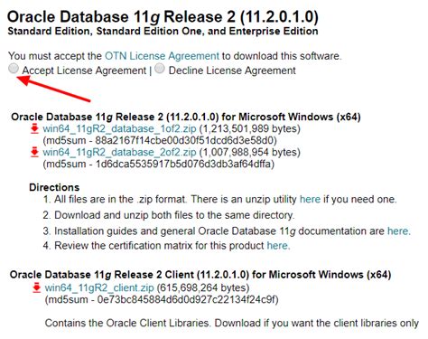 The oracle 11g download sizes for two oracle releases are around 2 gb. How to Install Oracle 11G Database on Windows 10 ...