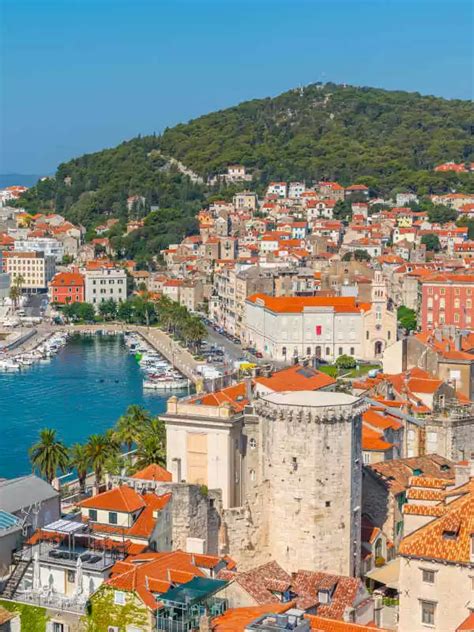 Croatie Split Voyage Carte Plan