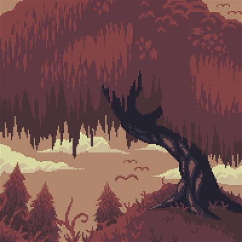 Pin By The Beehive On Pixel Art Pixel Art Autumn Trees Pixel Drawing