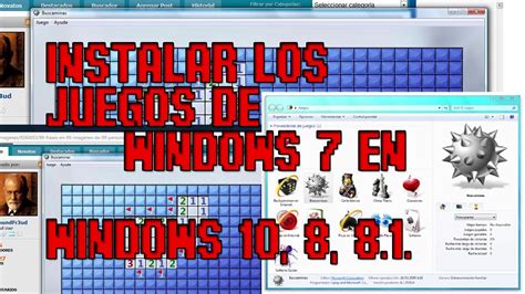 Como Instalar Los Juegos De Windows 7 En Windows 10 8 Y 81 2021