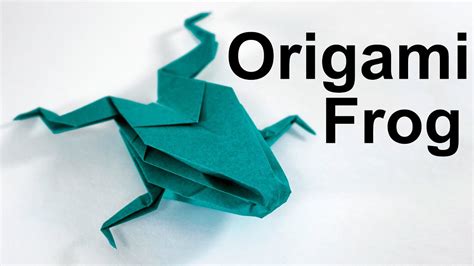 Origami Frog Tutorial Traditional Youtube