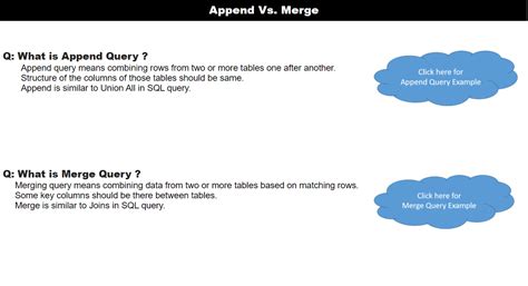 Merge Vs Append Concepts In Power Bi Power Query Microsoft Power