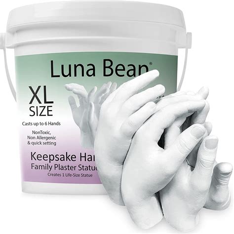 Luna New Before Selling Bean Keepsake Hands Casting Kit Hand Mold