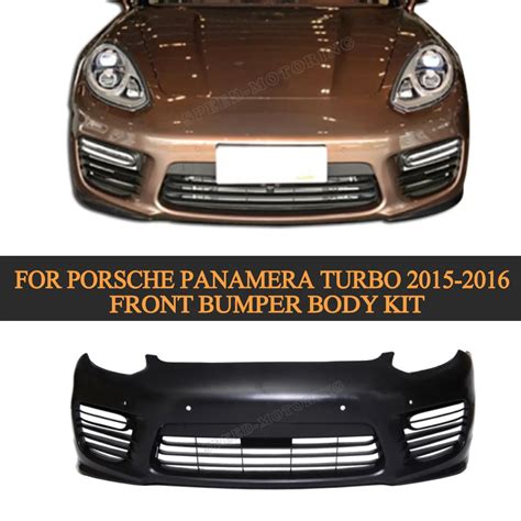 PP Front Bumper Body Kit Fit For Porsche Panamera Turbo 2015 2016 In