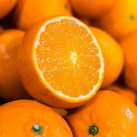 Closeup Of Sliced Oranges Stock Photo Image Of Vitamin 63962370