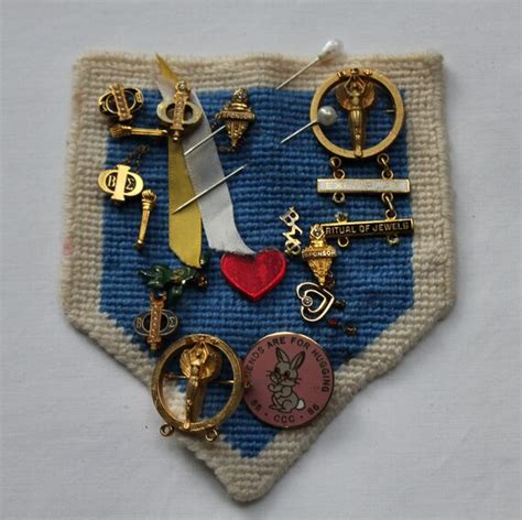 Vintage Beta Sigma Phi Sorority Pin Badge