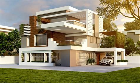 5 Awesome Exterior 3d Model House Design Yfe6l Mockup