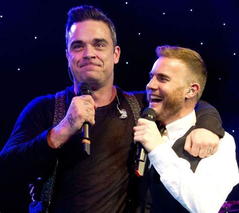 Barlow Gives Robbie Take That Deadline Robbie Williams Gary Barlow Robbie Williams Take That