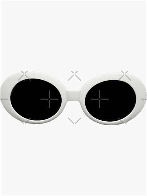 Clout Goggles Sticker For Sale By Dakamu Redbubble