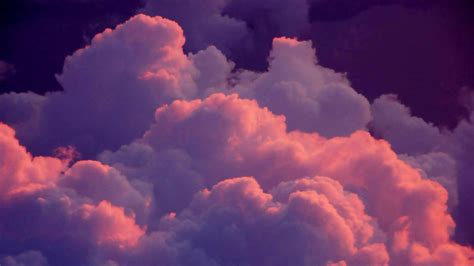 Aesthetic Purple Sky Desktop Wallpaper