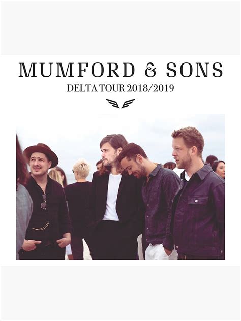 Mumford And Sons Tour 2019 Poster By Lailaknapp Redbubble