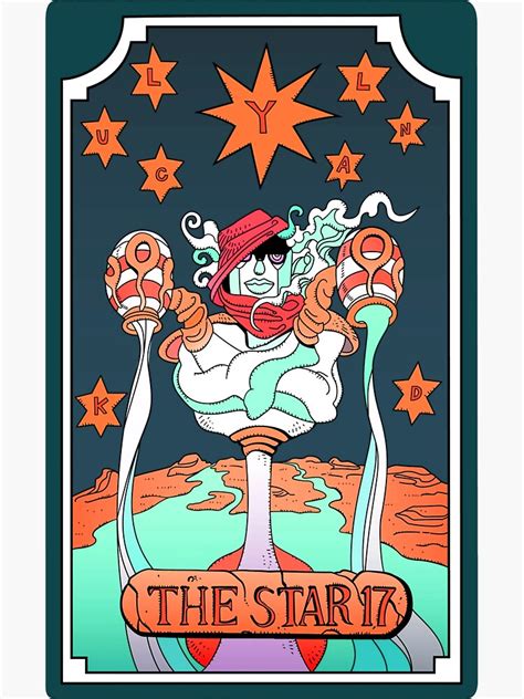 The World Jojo Tarot Card Sticker For Sale By Kkimg911 Redbubble